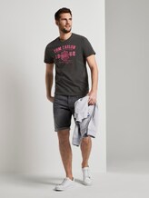 T-Shirt mit Logo-Print - Männer - Phanton Dark Grey T-Shirt mit Logo-Print - Männer - Phanton Dark Grey - 3 - TOM TAILOR