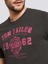 T-Shirt mit Logo-Print - Männer - Phanton Dark Grey T-Shirt mit Logo-Print - Männer - Phanton Dark Grey - 9 - TOM TAILOR