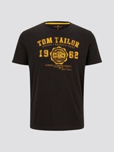 T-Shirt mit Logo-Print - Männer - Dark Greyish Black T-Shirt mit Logo-Print - Männer - Dark Greyish Black - 7 - TOM TAILOR