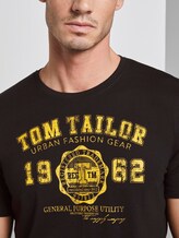 T-Shirt mit Logo-Print - Männer - Dark Greyish Black T-Shirt mit Logo-Print - Männer - Dark Greyish Black - 9 - TOM TAILOR