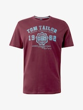 T-Shirt mit Logo-Print - Männer - Gipsy Purple T-Shirt mit Logo-Print - Männer - Gipsy Purple - 7 - TOM TAILOR