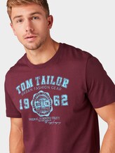 T-Shirt mit Logo-Print - Männer - Gipsy Purple T-Shirt mit Logo-Print - Männer - Gipsy Purple - 9 - TOM TAILOR