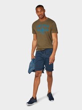T-Shirt mit Logo-Print - Männer - Olive Drap T-Shirt mit Logo-Print - Männer - Olive Drap - 3 - TOM TAILOR