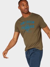 T-Shirt mit Logo-Print - Männer - Olive Drap T-Shirt mit Logo-Print - Männer - Olive Drap - 5 - TOM TAILOR