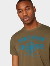 T-Shirt mit Logo-Print - Männer - Olive Drap T-Shirt mit Logo-Print - Männer - Olive Drap - 9 - TOM TAILOR