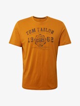 T-Shirt mit Logo-Print - Männer - Flame Brown T-Shirt mit Logo-Print - Männer - Flame Brown - 7 - TOM TAILOR