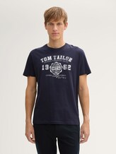 T-shirt met logo - Männer - Tarmac Grey T-shirt met logo - Männer - Tarmac Grey - 1 - TOM TAILOR