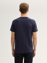 T-Shirt mit Logo-Print - Männer - White T-Shirt mit Logo-Print - Männer - White - 2 - TOM TAILOR