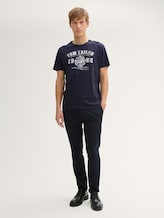 T-Shirt mit Logo-Print - Männer - White T-Shirt mit Logo-Print - Männer - White - 3 - TOM TAILOR