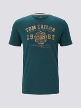 T-Shirt mit Logo-Print - Männer - Deep Green Lake T-Shirt mit Logo-Print - Männer - Deep Green Lake - 7 - TOM TAILOR