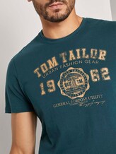 T-Shirt mit Logo-Print - Männer - Deep Green Lake T-Shirt mit Logo-Print - Männer - Deep Green Lake - 9 - TOM TAILOR