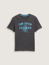 T-Shirt mit Logo-Print - Männer - Tarmac Grey T-Shirt mit Logo-Print - Männer - Tarmac Grey - 7 - TOM TAILOR