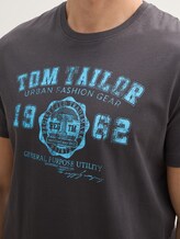 T-Shirt mit Logo-Print - Männer - Tarmac Grey T-Shirt mit Logo-Print - Männer - Tarmac Grey - 9 - TOM TAILOR