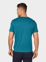 T-Shirt mit Logo-Print - Männer - Tropical Lagoon T-Shirt mit Logo-Print - Männer - Tropical Lagoon - 2 - TOM TAILOR