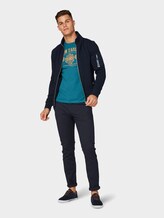 T-Shirt mit Logo-Print - Männer - Tropical Lagoon T-Shirt mit Logo-Print - Männer - Tropical Lagoon - 3 - TOM TAILOR