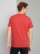 T-Shirt mit Logo-Print - Männer - Plain Red T-Shirt mit Logo-Print - Männer - Plain Red - 2 - TOM TAILOR