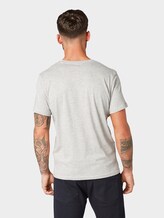T-Shirt mit Logo-Print - Männer - Middle Grey Melange T-Shirt mit Logo-Print - Männer - Middle Grey Melange - 2 - TOM TAILOR