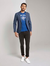 T-Shirt mit Logo-Print - Männer - Advanced Blue T-Shirt mit Logo-Print - Männer - Advanced Blue - 3 - TOM TAILOR