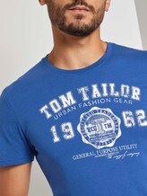 T-Shirt mit Logo-Print - Männer - Advanced Blue T-Shirt mit Logo-Print - Männer - Advanced Blue - 9 - TOM TAILOR