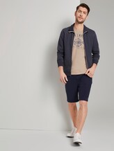 T-Shirt mit Logo-Print - Männer - Silver Ecru T-Shirt mit Logo-Print - Männer - Silver Ecru - 3 - TOM TAILOR