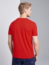 T-Shirt mit Logo-Print - Männer - brilliant red T-Shirt mit Logo-Print - Männer - brilliant red - 2 - TOM TAILOR