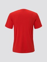 T-Shirt mit Logo-Print - Männer - brilliant red T-Shirt mit Logo-Print - Männer - brilliant red - 8 - TOM TAILOR