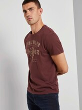 T-Shirt mit Logo-Print - Männer - Decadent Bordeaux T-Shirt mit Logo-Print - Männer - Decadent Bordeaux - 5 - TOM TAILOR