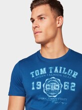 T-Shirt mit Logo-Print - Männer - after dark blue T-Shirt mit Logo-Print - Männer - after dark blue - 9 - TOM TAILOR