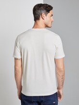 T-Shirt mit Logo-Print - Männer - vanilla white T-Shirt mit Logo-Print - Männer - vanilla white - 2 - TOM TAILOR