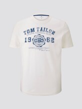 T-Shirt mit Logo-Print - Männer - vanilla white T-Shirt mit Logo-Print - Männer - vanilla white - 7 - TOM TAILOR