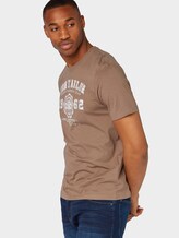 T-Shirt mit Logo-Print - Männer - dark greige T-Shirt mit Logo-Print - Männer - dark greige - 5 - TOM TAILOR