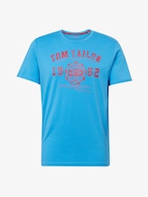 T-Shirt mit Logo-Print - Männer - rainy sky blue T-Shirt mit Logo-Print - Männer - rainy sky blue - 7 - TOM TAILOR