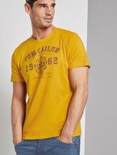 T-Shirt mit Logo-Print - Männer - golden nugget T-Shirt mit Logo-Print - Männer - golden nugget - 5 - TOM TAILOR