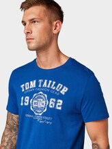 T-Shirt mit Logo-Print - Männer - hockey blue T-Shirt mit Logo-Print - Männer - hockey blue - 9 - TOM TAILOR