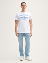 T-Shirt mit Logo-Print - Männer - White T-Shirt mit Logo-Print - Männer - White - 3 - TOM TAILOR