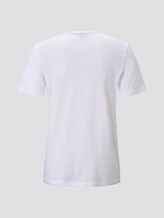 T-Shirt mit Logo-Print - Männer - White T-Shirt mit Logo-Print - Männer - White - 8 - TOM TAILOR
