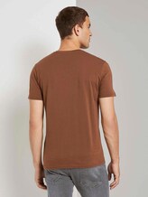 T-Shirt mit Logo-Print - Männer - brown oak T-Shirt mit Logo-Print - Männer - brown oak - 2 - TOM TAILOR