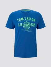 T-Shirt mit Logo-Print - Männer - victory blue T-Shirt mit Logo-Print - Männer - victory blue - 7 - TOM TAILOR
