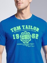 T-Shirt mit Logo-Print - Männer - victory blue T-Shirt mit Logo-Print - Männer - victory blue - 9 - TOM TAILOR