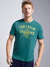 T-Shirt mit Logo-Print - Männer - ever green T-Shirt mit Logo-Print - Männer - ever green - 5 - TOM TAILOR