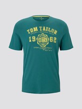 T-Shirt mit Logo-Print - Männer - ever green T-Shirt mit Logo-Print - Männer - ever green - 7 - TOM TAILOR