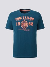 T-Shirt mit Logo-Print - Männer - deep pond green T-Shirt mit Logo-Print - Männer - deep pond green - 7 - TOM TAILOR