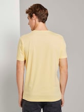 T-Shirt mit Logo-Print - Männer - pale straw yellow T-Shirt mit Logo-Print - Männer - pale straw yellow - 2 - TOM TAILOR