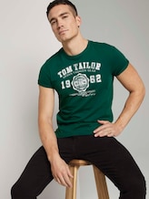 T-Shirt mit Logo-Print - Männer - dark pine fiorest T-Shirt mit Logo-Print - Männer - dark pine fiorest - 5 - TOM TAILOR