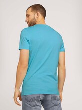 T-Shirt mit Logo-Print - Männer - teal radiance T-Shirt mit Logo-Print - Männer - teal radiance - 2 - TOM TAILOR
