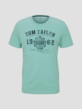 T-Shirt mit Logo-Print - Männer - soft jade T-Shirt mit Logo-Print - Männer - soft jade - 7 - TOM TAILOR