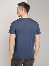 T-Shirt mit Logo-Print - Männer - light indigo blue T-Shirt mit Logo-Print - Männer - light indigo blue - 2 - TOM TAILOR