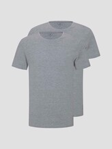 T-Shirt im Doppelpack - Männer - Middle Grey Melange T-Shirt im Doppelpack - Männer - Middle Grey Melange - 7 - TOM TAILOR