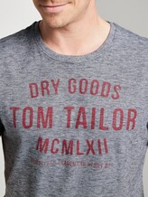 T-Shirt mit Print - Männer - navy white yarndye stripe T-Shirt mit Print - Männer - navy white yarndye stripe - 9 - TOM TAILOR