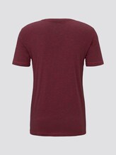 T-Shirt mit Print - Männer - red navy yarndye stripe T-Shirt mit Print - Männer - red navy yarndye stripe - 8 - TOM TAILOR